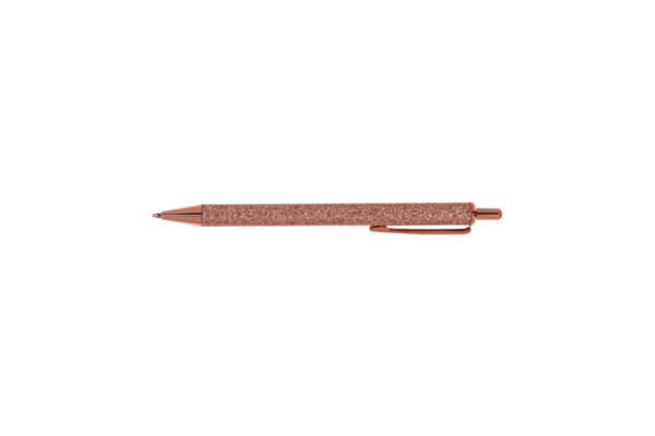 Kugelschreiber, Glitzer Rosé