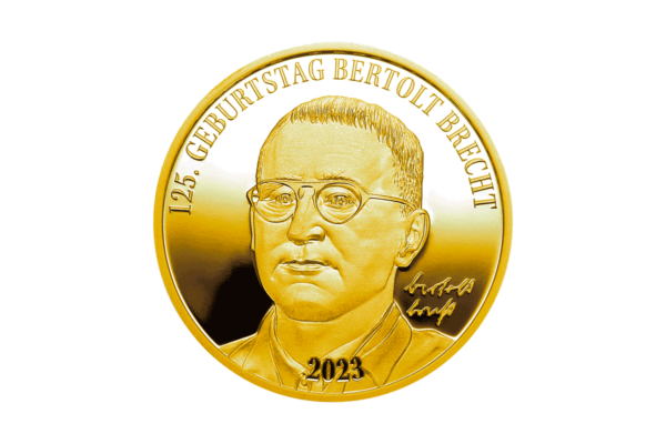 125. Geburtstag Bertolt Brecht Gold