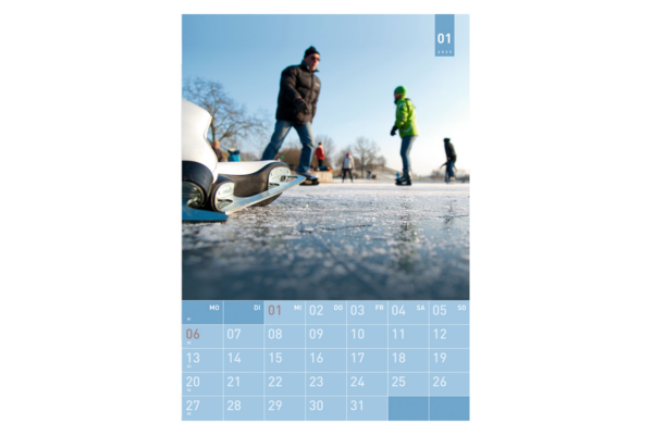 Karlsruhe Kalender 2025 Januar