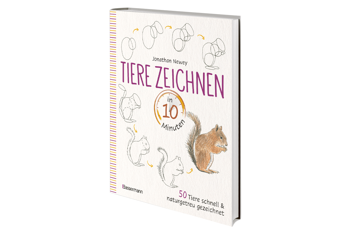 Tiere zeichnen in 10 Minuten
